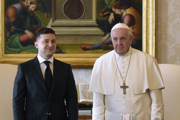 Папа Римский может встретиться с Владимиром Зеленским
