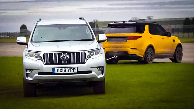 Битва монстров бездорожья: "крузак" против Land Rover Discovery