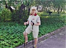 Активная жительница Лосинки организовала клуб скандинавской ходьбы