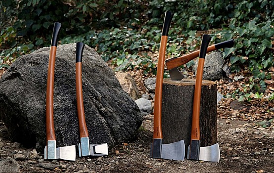 Сборный топор с разными рукоятками и головками для любых работ