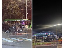 В Курске за вечер произошло два серьёзных ДТП