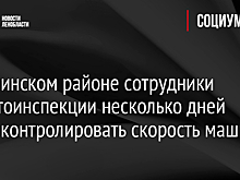 В Гатчинском районе сотрудники Госавтоинспекции несколько дней будут контролировать скорость машин