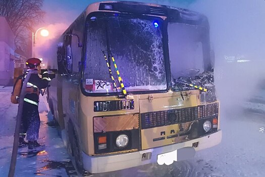 Автобус со школьниками загорелся на ходу в Белоруссии
