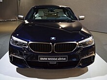BMW M550d G30 2017 с дизельным двигателем Quadturbo : видео спидометра