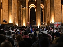 Протестующие дали властям Грузии один час, чтобы отозвать закон об иноагентах