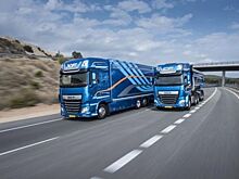 DAF проводит тесты гибридных тягачей