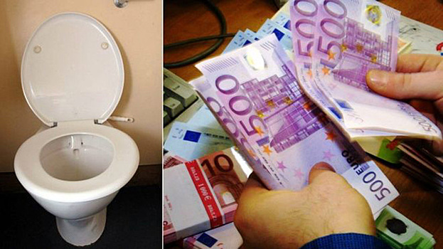 Две испанки засорили туалеты купюрами по €500