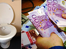 Две испанки засорили туалеты купюрами по €500