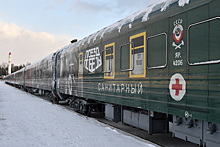 Военнослужащие РВСН из подмосковной Власихи посетили передвижную выставку «Поезд Победы»