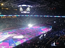 Новый ледовый дворец в Новосибирске открыли матчем с Беларусью и массовыми развлечениями