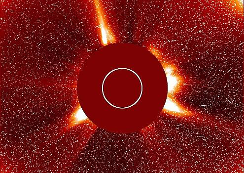 Мощный радиационный шторм начался в окрестностях Земли