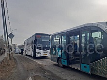 В Приморье столкнулись два пассажирских автобуса