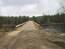 В Приамурье открыли мост, разрушенный во время наводнения год назад