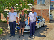 В Краснодарском крае автоинспекторы экстренно доставили в больницу водителя с ожогами