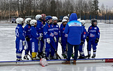Команда «ХК Крылатское» по хоккею с мячом выиграла очередной этап первенства Московской области