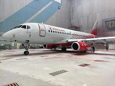 Суперджет «Якутск» поступил в авиапарк компании «России»