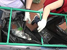 Порядка 70 кубометров вторсырья собрали жители Балашихи во время экологической акции