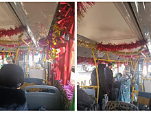 «Безумно приятно»: благовещенец поблагодарил водителя и кондуктора новогоднего автобуса