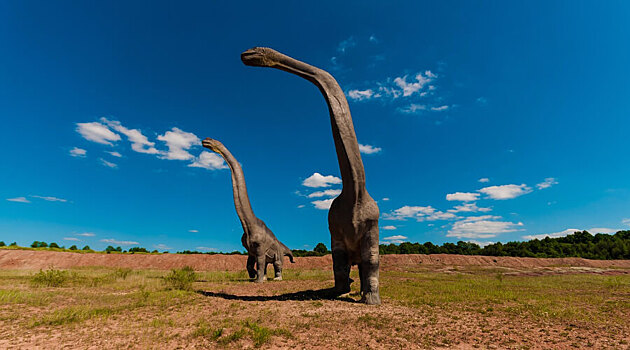 Потепление спровоцировало рост динозавров-зауроподов до гигантских размеров