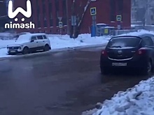 Опубликовано видео потопа в центре Нижнего Новгорода