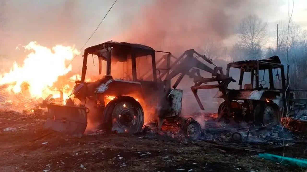В Томской области сгорело 16 домов