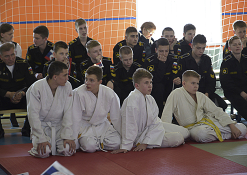 В Нахимовском военно-морском училище в Санкт-Петербурге впервые проведен мастер-класс по дзюдо