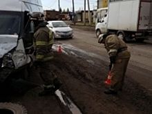 Пять человек пострадали в Омске при столкновении автобуса и маршрутки