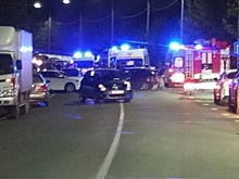 В Чите четыре автомобиля попали в ДТП, двоих людей из машины извлекали спасатели