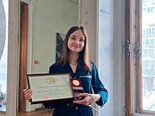 Выпускница Академии Андрияки удостоена медали Российской академии художеств