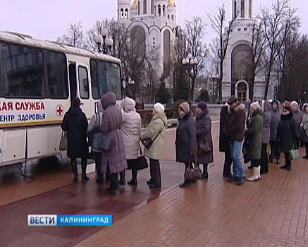 Жители Калининграда смогли проверить свой уровень сахара в крови прямо в центре города