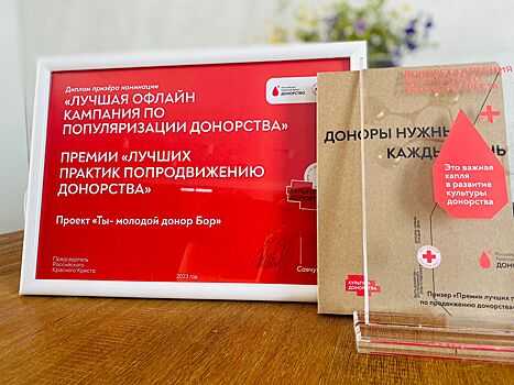 Проект Нижегородской области завоевал одну из наград Всероссийской премии по развитию донорства