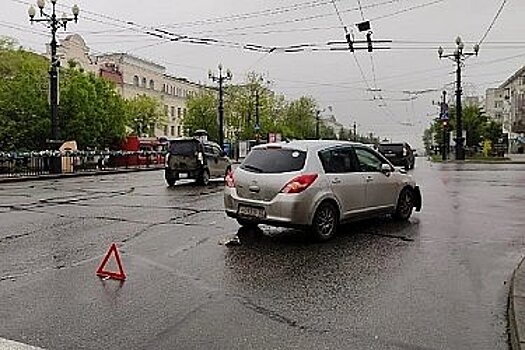 В Хабаровске пострадала пассажирка такси в результате ДТП