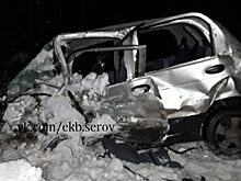 На Серовском тракте в лобовом столкновении погиб водитель Daewoo Matiz