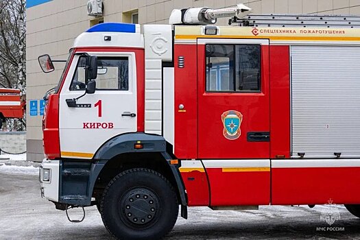 В Кирове горел цех по производству полиэтилена