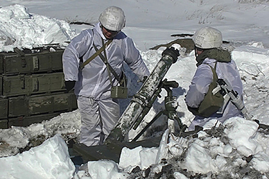 Российские военные уничтожили «кочующие» минометы