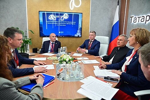 Минниханов обсудил с главой Соцфонда вопросы соцподдержки татарстанцев