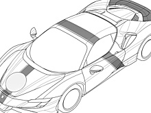 Ferrari зарегистрирован патент на суперкар SF90 Stradale в России