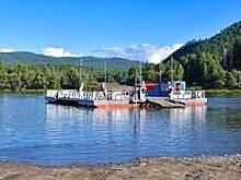 Одна из тувинских компаний строит первую в регионе частную паромную переправу