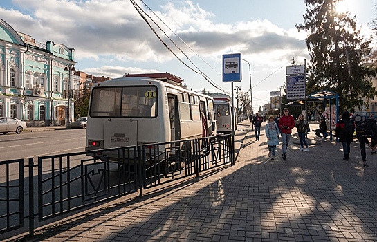 В Курске наполняемость общественного транспорта снизилась в нерабочие дни