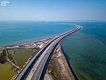 Пробка у Крымского моста растянулась на девять километров