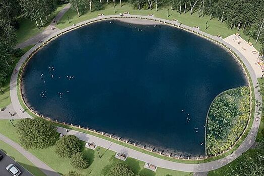 Дунькин пруд в Зеленограде очищают от ила и водорослей