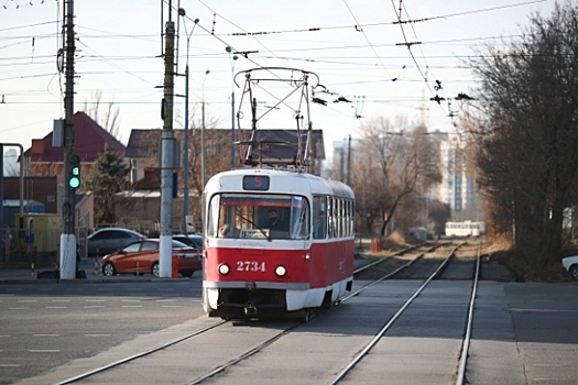 В Волгограде на Ангарском временно остановились трамваи