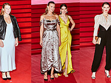 Юлия Снигирь, Елизавета Боярская, Софья Эрнст и Варвара Шмыкова на открытии Московского международного кинофестиваля