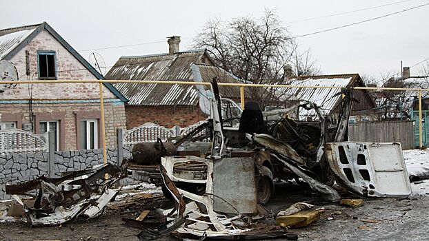 Украинские военные обстреляли Докучаевск из минометов