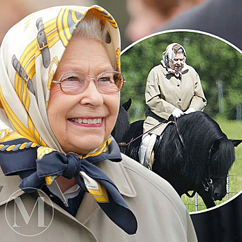 Королева снова на коне! Елизавета II вернулась к занятиям верховой ездой после продолжительного недомогания