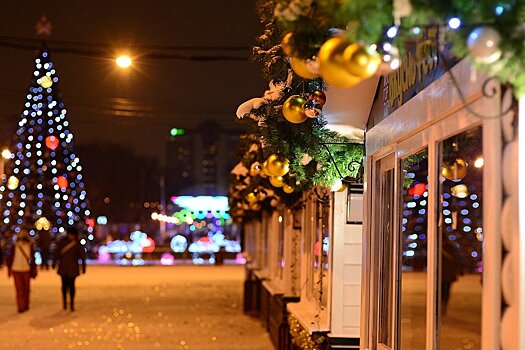 Жители Ижевска выберут лучшее новогоднее оформление города