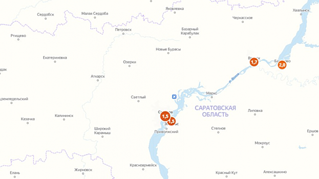 Саратов побил антирекорд самоизоляции - 1,5 балла по шкале «Яндекса»