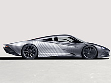Один из последних построенных McLaren Speedtails - дань уважения первому тестовому мулу