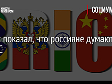 Опрос показал, что россияне думают о БРИКС