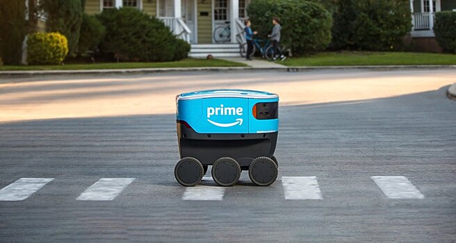Amazon начала доставлять посылки роботами в Калифорнии